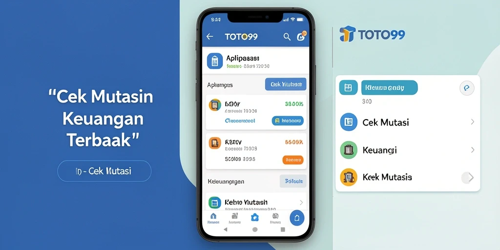 Tampilan antarmuka TOTO99 yang sederhana dan informatif untuk cek mutasi.