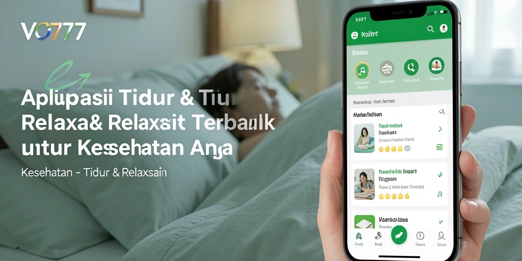 Tampilan antarmuka VO777 yang sederhana dan menarik untuk Tidur & Relaksasi.
