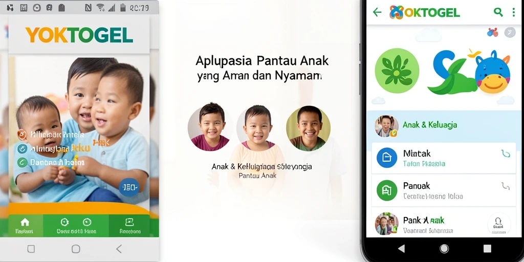 Antarmuka YOKTOGEL untuk pantau anak yang intuitif dan ramah pengguna.