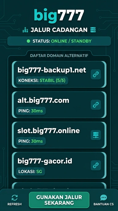 Tampilan link alternatif big777